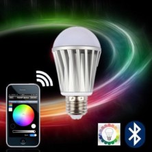 Lagute iOS App Bluetooth Control RGBW Color Magic LED Smart light Lamp Bulb 7W